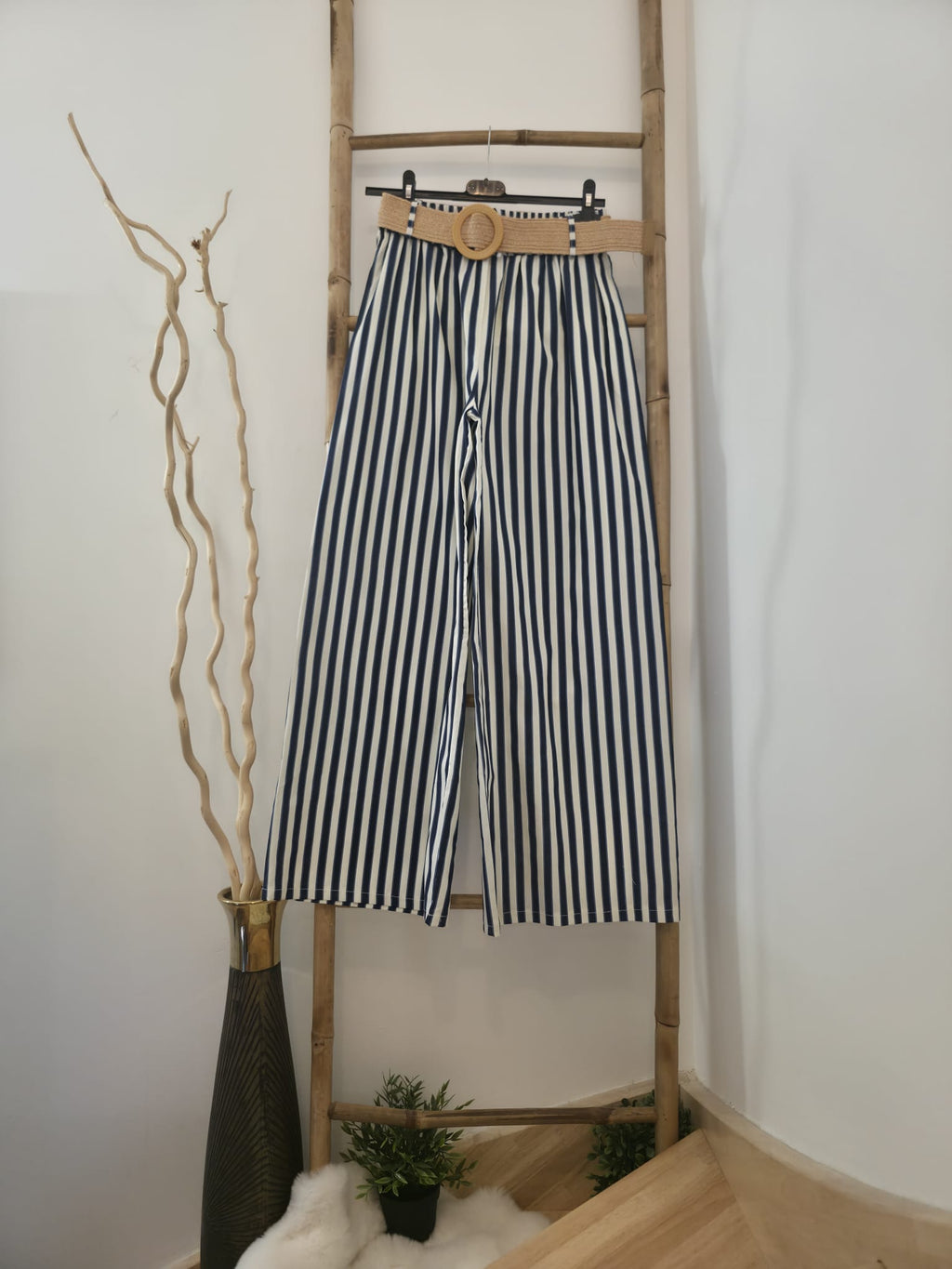 Pantalon Taille Haute Moderne